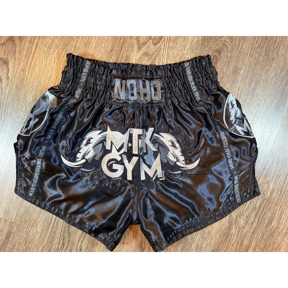 Muay Thai Addict NOHO MTK Gym Muay Thai Shorts Black Adult Unisex Size M